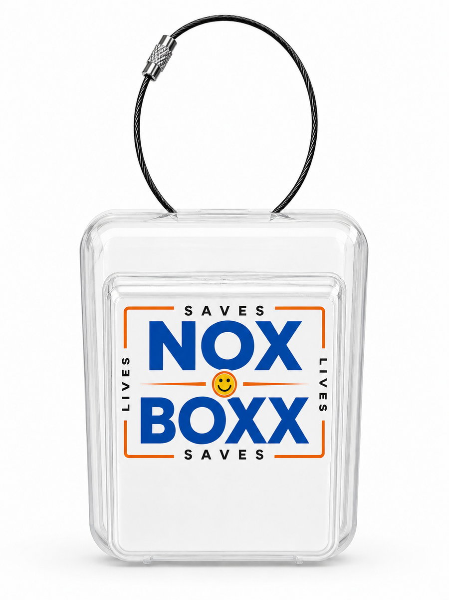 Custom branded NOXBOXX overdose prevention naloxone kit — sample